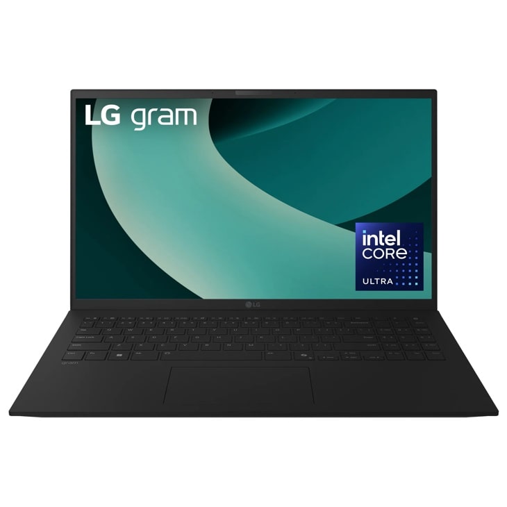 LG gram 15.6 Inch, Thin and Lightweight Laptop, Windows 11 Home, Intel Evo Edition - Intel® Core™ Ultra 7, 16GB RAM, 1TB SSD, Black product photo