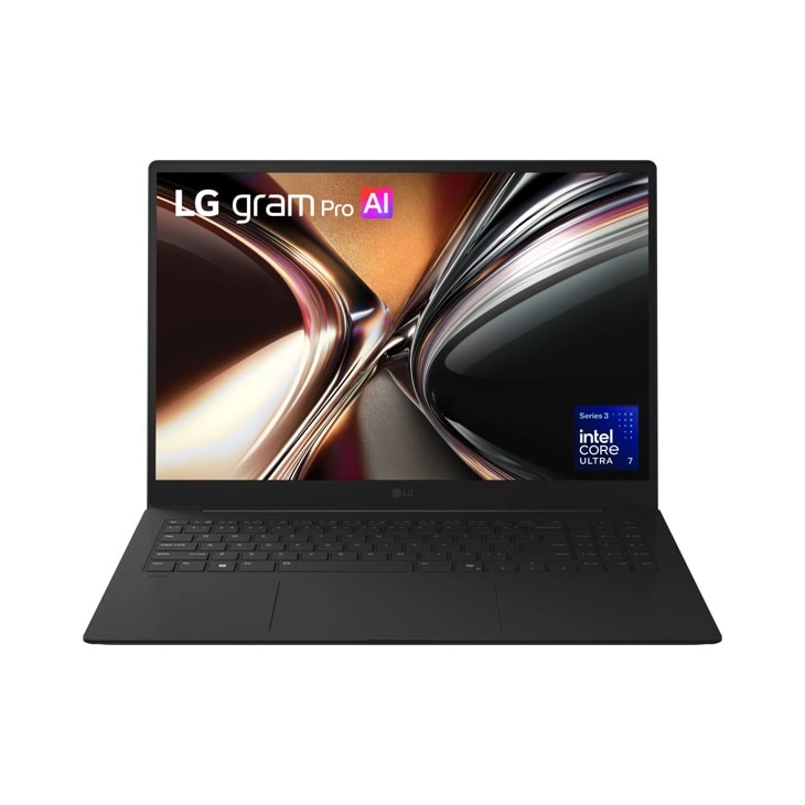 LG gram Pro 16 Inch Copilot+ PC, Windows 11 Home, Lightweight Dual AI Touchscreen Laptop, Intel® Core™ Ultra 7, 32GB RAM, 1TB SSD, Black product photo