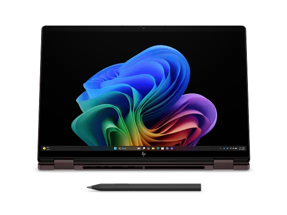 HP OmniBook X Flip 2-in-1 Laptop Next Gen AI 14, Windows 11 Home, 14", Touch screen, AMD Ryzen™ AI 7, 16GB RAM, 1TB SSD, 2K, Deep espresso, 2 year warranty product photo