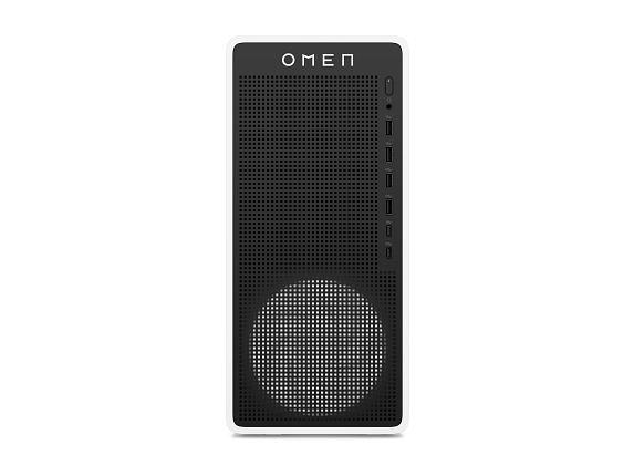 OMEN 16L Gaming Desktop TG03-0055t PC, Windows 11 Home, Intel® Core™ i5, 16GB RAM, 512GB SSD, NVIDIA® GeForce RTX™ 3050, Snow white product photo