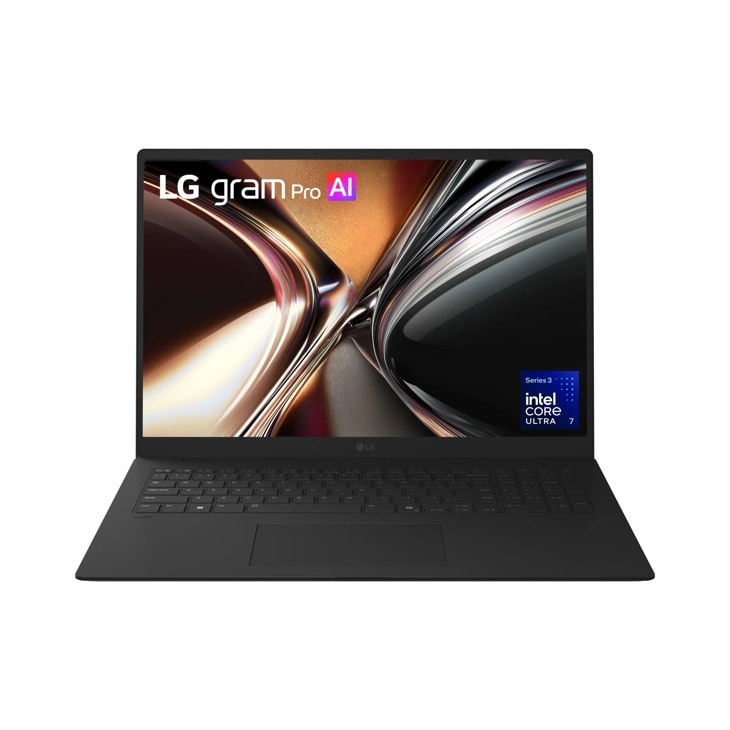 LG gram Pro 17 Inch Copilot+ PC, Windows 11 Home, Lightweight Dual AI Touchscreen Laptop, Intel® Core™ Ultra 7, 32GB RAM, 1TB SSD, Black product photo