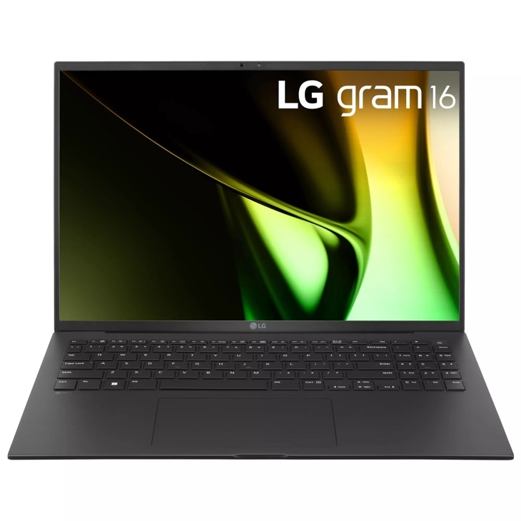 LG gram 16 Inch Lightweight Laptop, Intel® Evo™ Edition - AI-enabled Intel® Core™ Ultra 7 processor, Windows 11 Home, 16GB RAM, 2TB (1TB x 2) SSD, Black product photo
