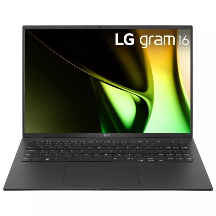 LG gram 16 Inch Lightweight Laptop, Intel® Evo™ Edition - AI-enabled Intel® Core™ Ultra 7 processor, Windows 11 Home, 32GB RAM, 2TB (1TB x 2) SSD, Black product photo