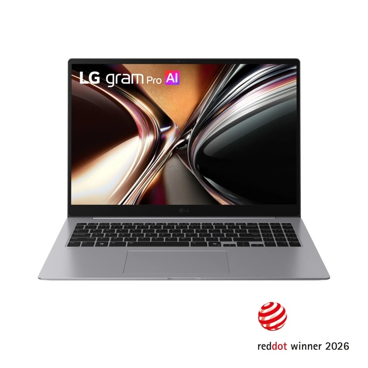 LG gram Pro 16 Inch Copilot+ PC, Windows 11 Home, Lightweight Dual AI Laptop, AMD Ryzen™ AI 7, 16GB RAM, 1TB SSD, Aerominum Silver product photo