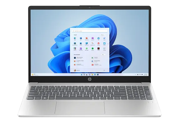 HP Laptop 15, Windows 11 Home, 15.6", Intel® Core™ i5, 8GB RAM, 256GB SSD, HD, Natural silver product photo