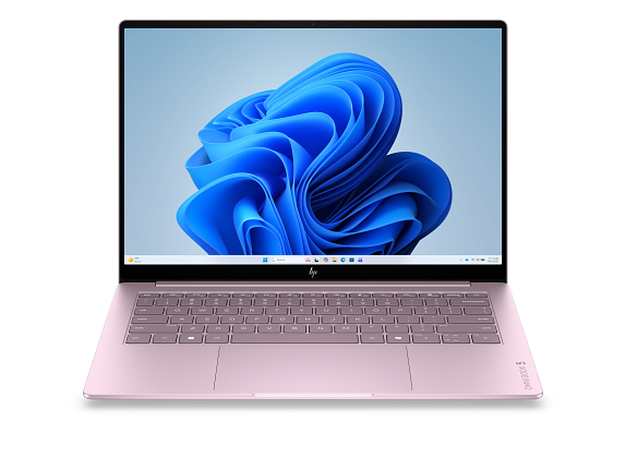 HP OmniBook 5 Laptop AI 14, Windows 11 Home, 14", Touch screen, Intel® Core™ 5, 8GB RAM, 512GB SSD, 2K, Peony pink product photo