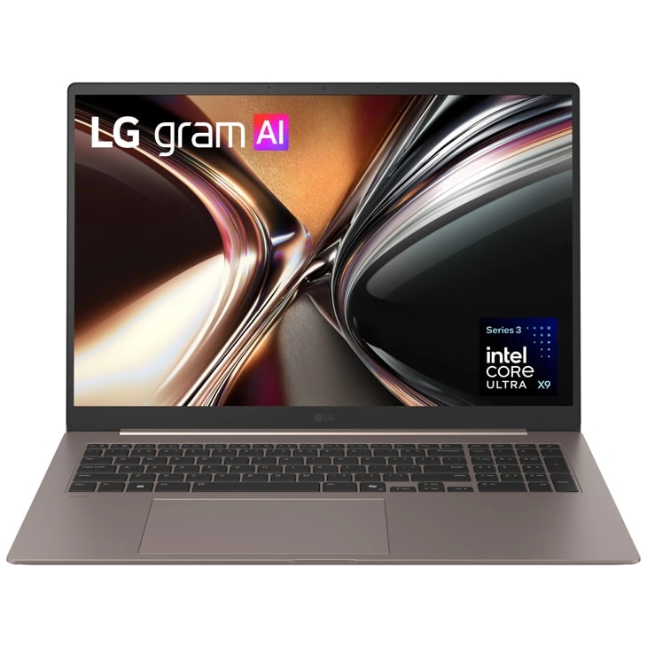 LG gram Pro 17 Inch Copilot+ PC, Windows 11 Home, Lightweight Dual AI Touchscreen Laptop, Intel® Core™ Ultra X9, 32GB RAM, 1TB SSD, Bronze product photo