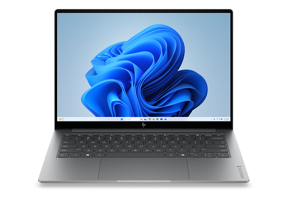 HP OmniBook 5 Laptop AI 14, Windows 11 Home, 14", Touch screen, Intel® Core™ 5, 8GB RAM, 512GB SSD, 2K, Smoke silver product photo