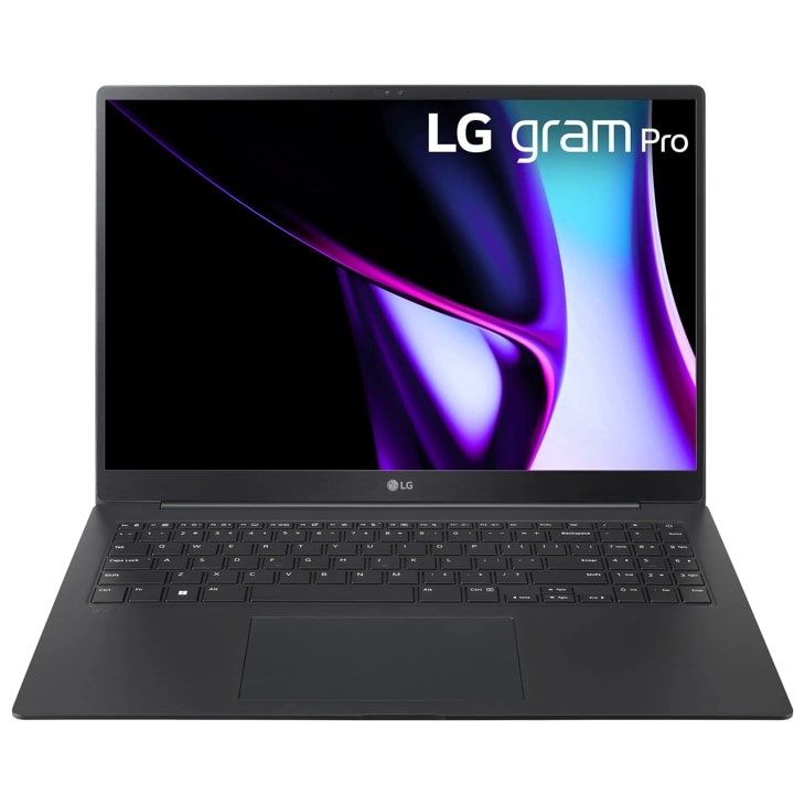 LG gram Pro 16 Inch Thin and Lightweight Laptop, Intel® Evo™ Edition - AI-enabled Intel® Core™ Ultra 7 processor, Windows 11 Home, 16GB RAM, 1TB SSD, Black product photo