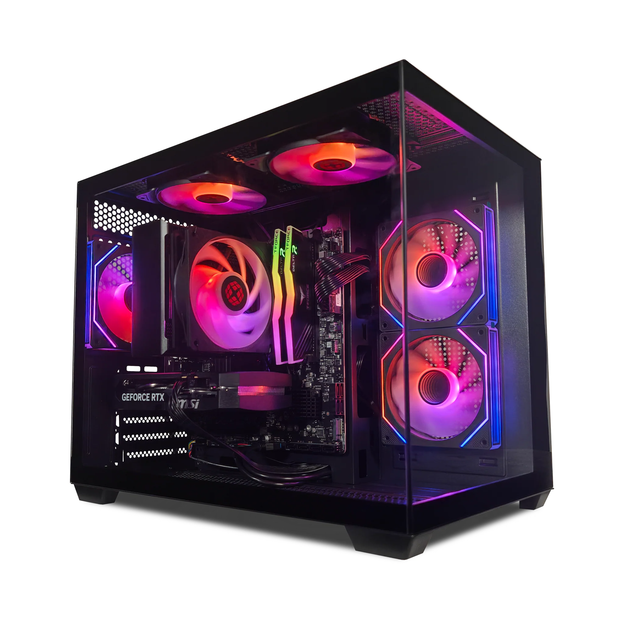 XOTIC PC Prism Advanced Gaming PC, AMD Ryzen 7 5700G 3.8GHz, NVIDIA GeForce RTX 5060, 16GB DDR4, 1TB SSD product photo