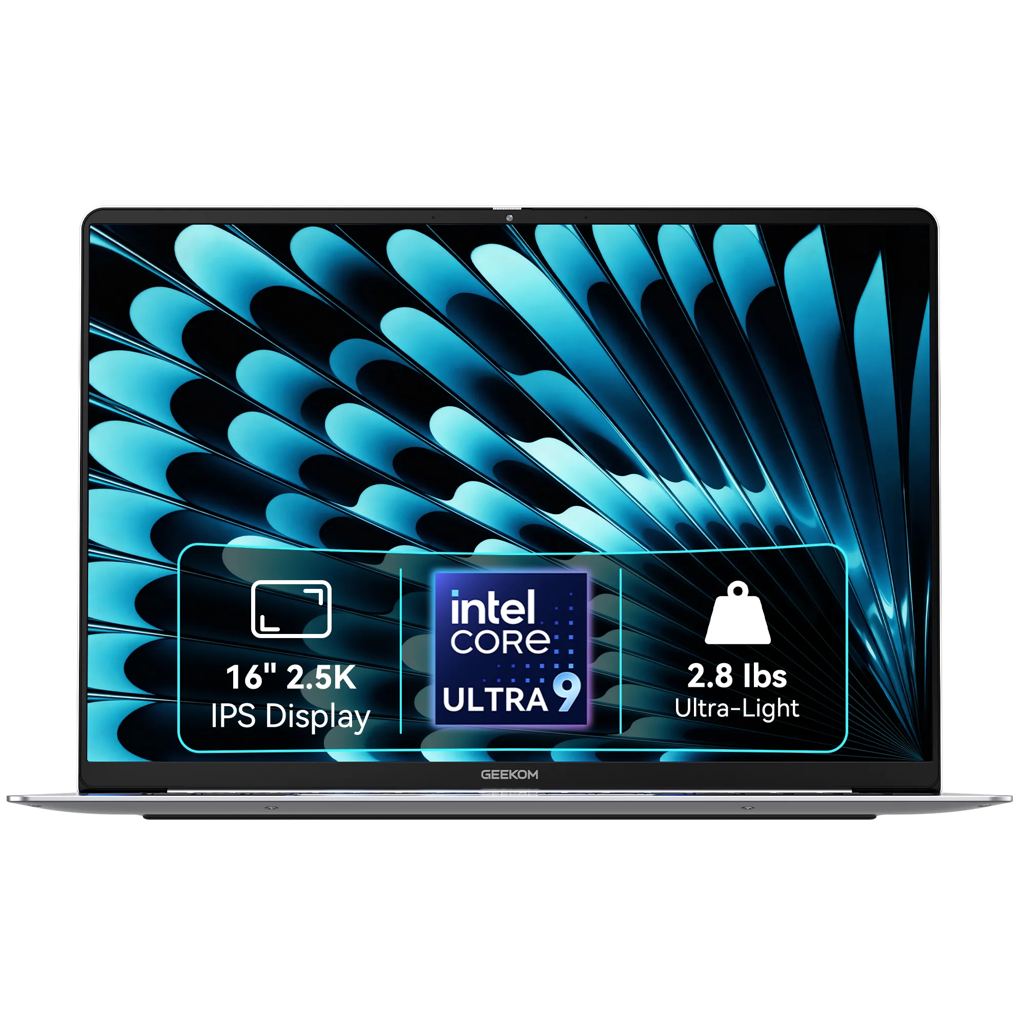 GEEKOM GeekBook X16 Pro 16 inch Laptop · Ultra 9 185H 16 GB RAM + 1 TB SSD product photo
