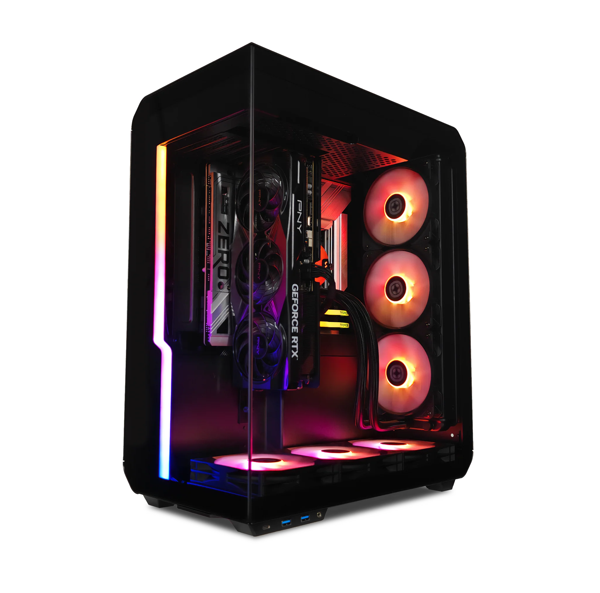 XOTIC PC Xhuttle Project Zero Stealth Extreme Gaming PC, NVIDIA GeForce RTX 5070 Ti, AMD Ryzen 7 9700X, 32GB DDR5, 2TB SSD product photo