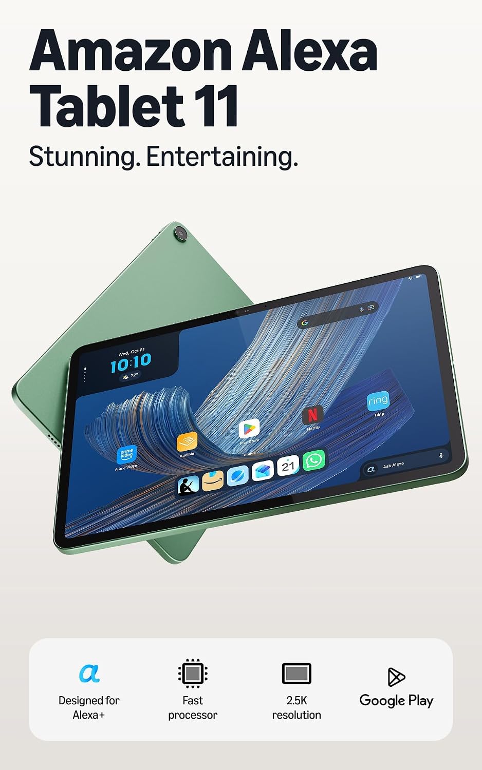 Amazon Alexa Tablet 11 (2026) - 8 GB RAM, 64 GB product photo