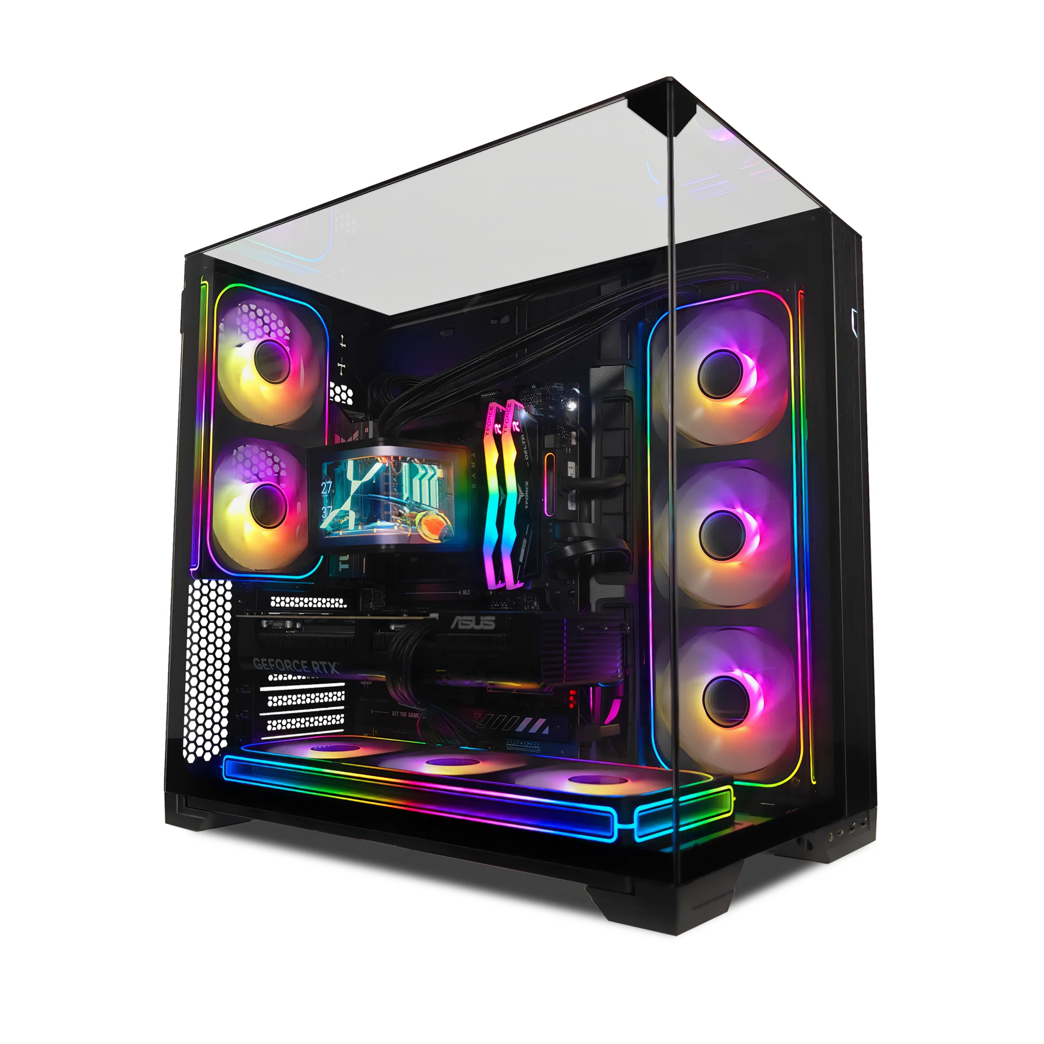 XOTIC PC Vision Compact Ultimate Gaming PC, AMD Ryzen 7 9800X3D, NVIDIA GeForce RTX 5080, 32GB DDR5, 4TB SSD product photo