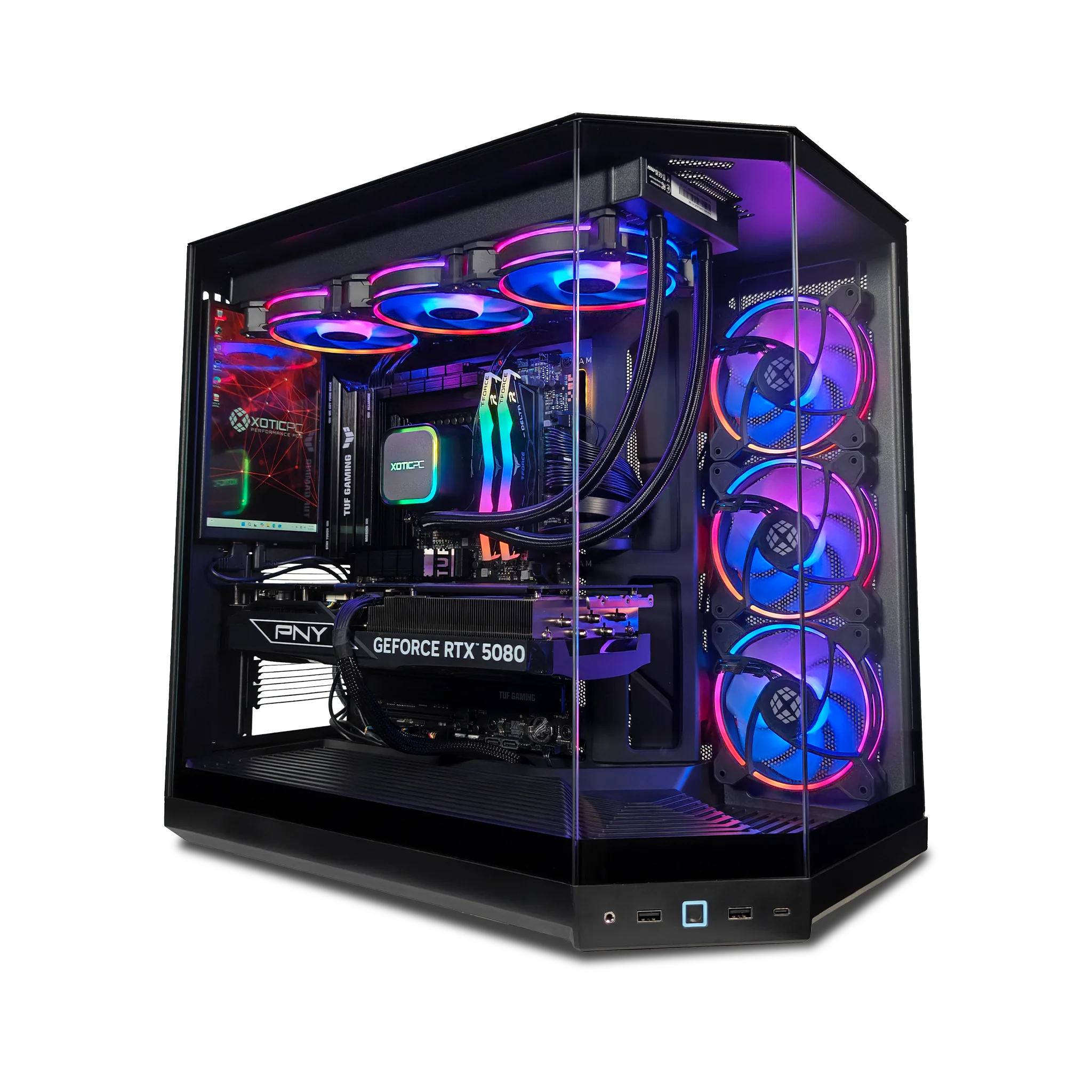 XOTIC PC Y50 Ultimate Gaming PC, NVIDIA GeForce RTX 5080, Intel Core Ultra 7 270K Plus, 32GB DDR5, 2TB SSD product photo