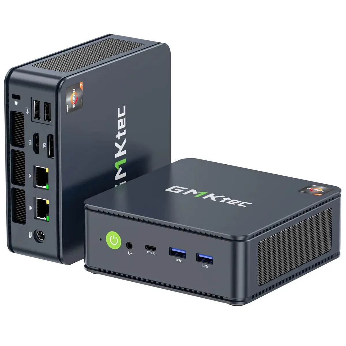 GMKtec NucBox M5 Plus Mini PC AMD Ryzen 7 5825U · 16GB RAM+512GB SSD / US/JP / Black product photo